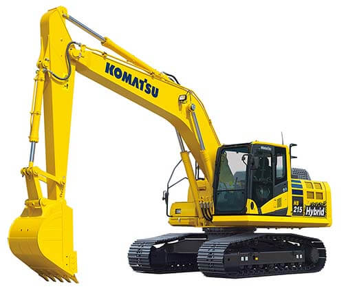 Komatsu Medium size hybrid hydraulic excavator HB205LC/HB215(LC)-2