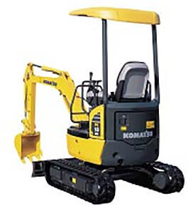 Komatsu Minimal rear-swing radius hydraulic excavator MR-2 Series