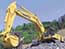 Large hydraulic excavator PC600LC