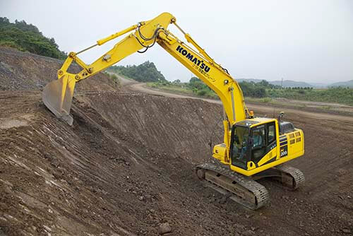 Komatsu iMC mid size excavator PC200i/PC210LCi-10