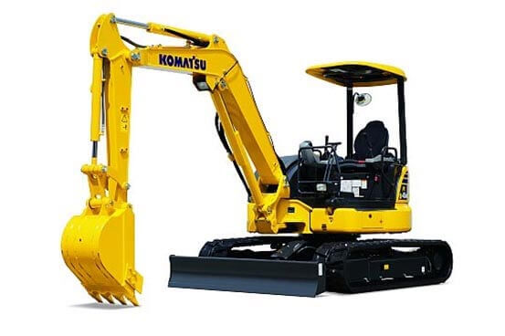 Komatsu Mini size hydraulic excavator PC45MR/55MR-5