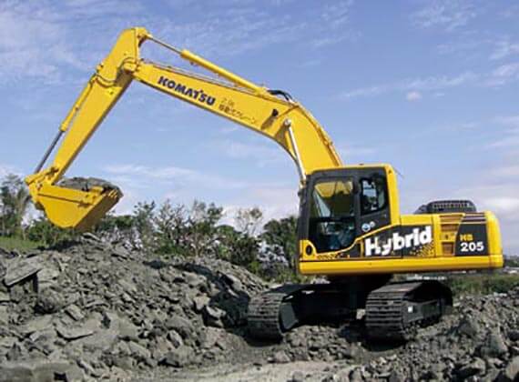 Komatsu Hybrid hydraulic excavator HB205-1/HB215LC-1