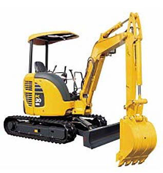 Komatsu Minimal rear-swing radius hydraulic excavator MR-2 Series