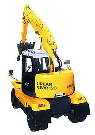 Komatsu Wheel hydraulic excavator Urban Gear 128