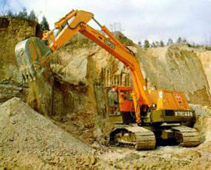 Komatsu bucyrus hydraulic excavator 15HT