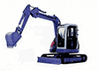 1992 Minimal Rear-Swing Radius Hydraulic excavator PC50UU-2