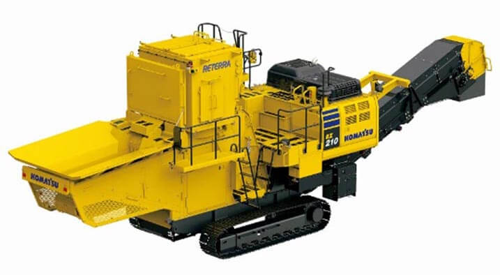 Komatsu Self-propelled soil recycler BZ210-3 Galapagos Reterra