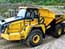 Dump truck which can move tightly (Articulated dump truck HM400)