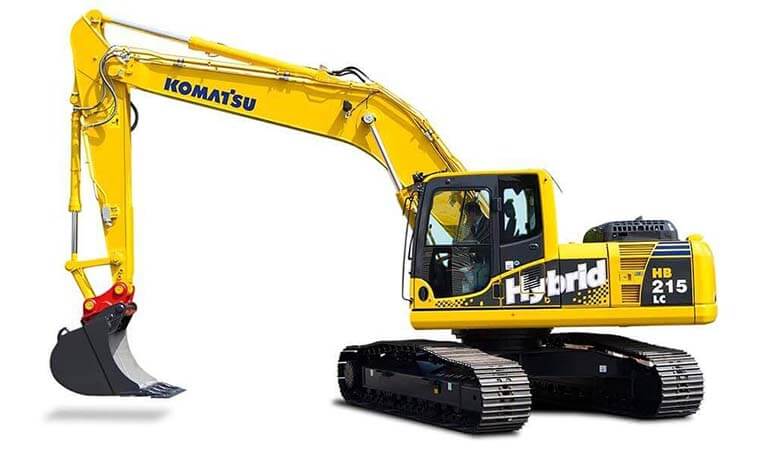 Hybrid hydraulic excavator HB215LC