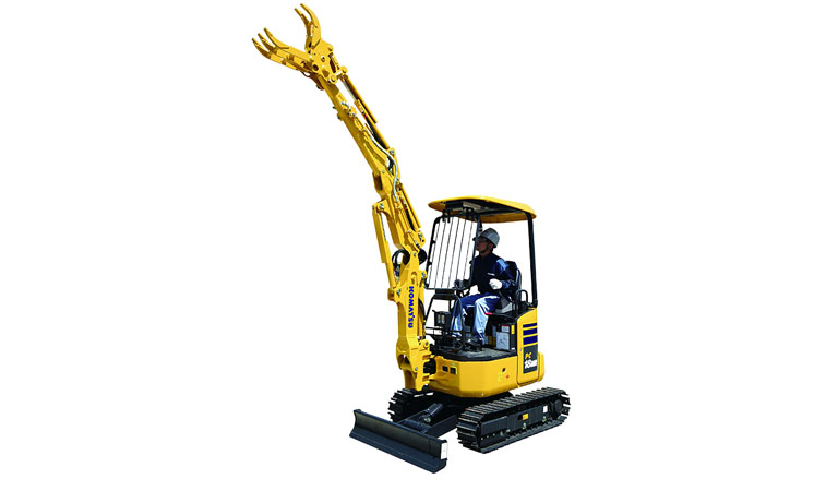 Excavator that demolishes buildings(PC18MR-5)