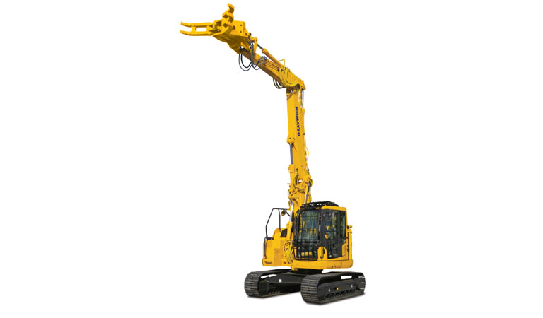 Excavator that demolishes buildings(PC210LC-11)