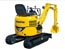 Mini excavator with a small rear PC30MR-3 PC10MR-2