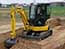 Mini excavator with a small rear PC30MR-3