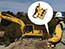 Radio controlled hydraulic excavator