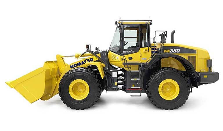 Medium-sized wheel loader WA380