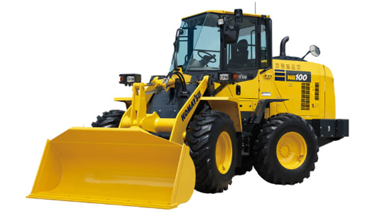 Medium-sized wheel loader WA100