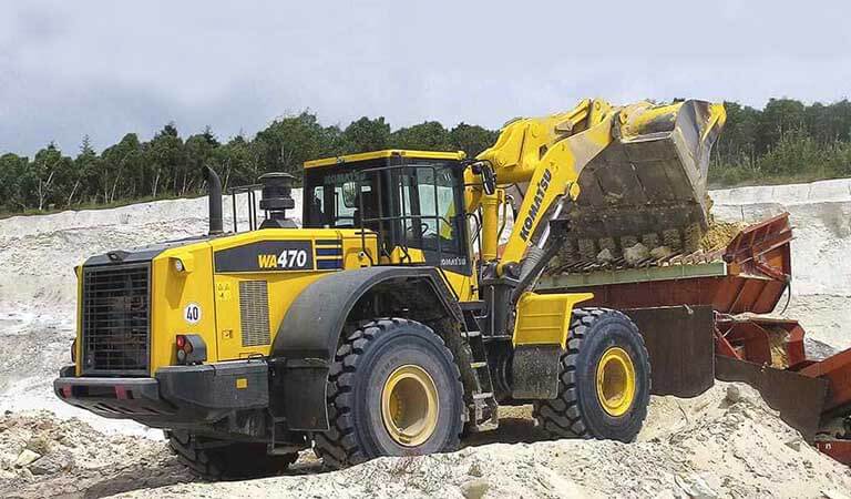 Medium-sized wheel loader WA470