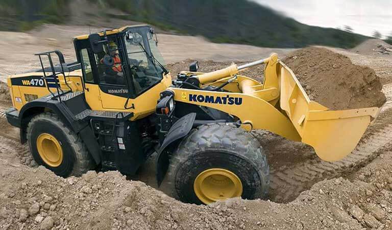 Medium-sized wheel loader WA470