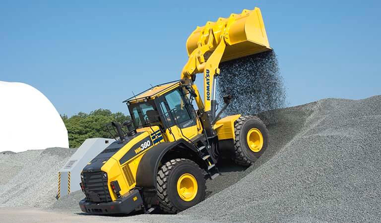 Medium-sized wheel loader WA380