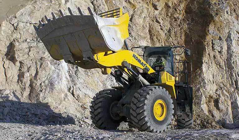 Large wheel loader WA500