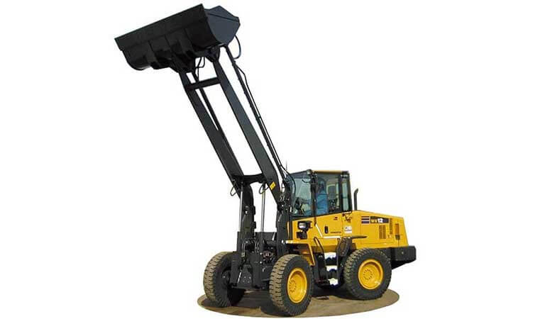 Wheel loader with a long arm WR12