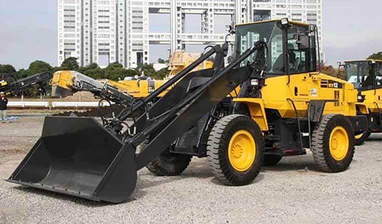 Wheel loader with a long arm WR12