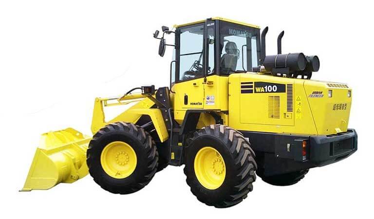 Wheel loader that is very quiet (Urban silencer)