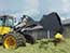 Wheel loader that gathers grass (Silage fork)