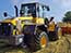 Wheel loader that gathers grass (Silage fork)