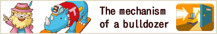 The mechanism of a bulldozer