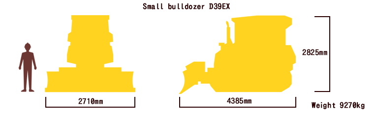 Small bulldozer