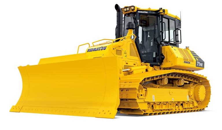 Bulldozer which can work well on muddy surfaces (D71PX-24)