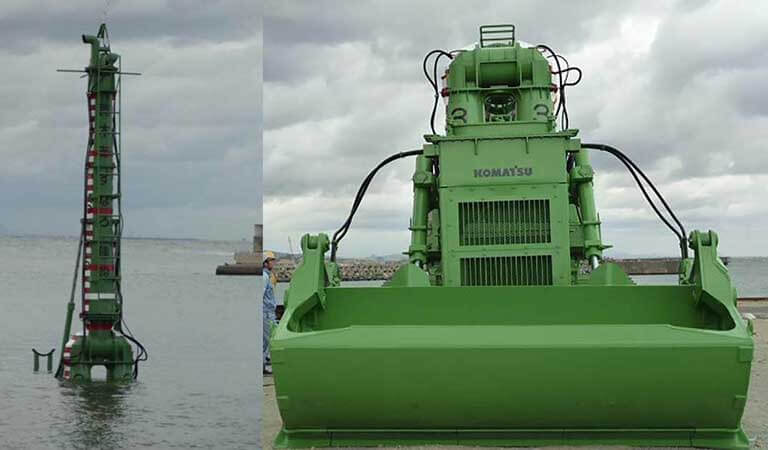 Bulldozer which can be used in water D155W