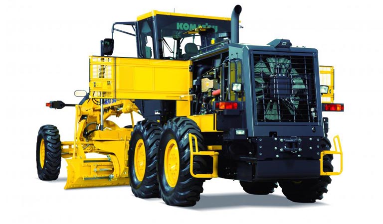 Machine that makes foundation of roads (Motor grader GD675-6)