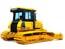 Bulldozer which can work well on muddy surfaces (D37PLL-24)